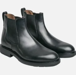 STIVALETTI CHELSEA PELLE NERO