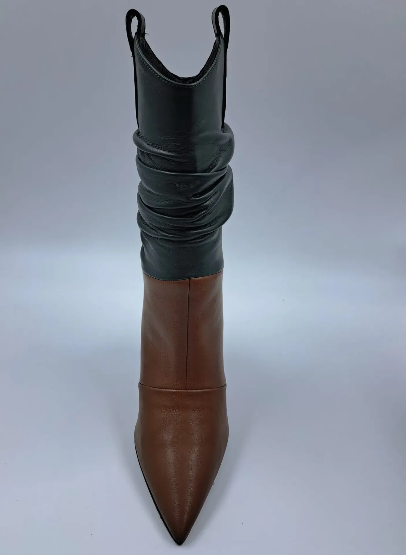 STIVALETTI PELLE BICOLOR