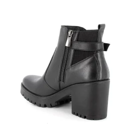 STIVALETTI PELLE ED ELASTICO