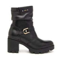 STIVALETTI PELLE MORBIDA SAUVAGE NERO