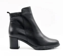 STIVALETTI PELLE NERA