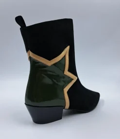 STIVALETTI TEXAN CAMOSCIO