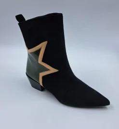 STIVALETTI TEXAN CAMOSCIO