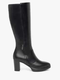 STIVALI PELLE NERA MORBIDA