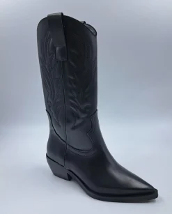 STIVALI PELLE TEXAN MEDI NERO