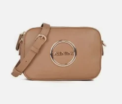 TRACOLLE MOSES LOGO METALLICO BEIGE