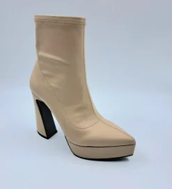 TRONCHETTI PELLE CAMMELLO PLATFORM