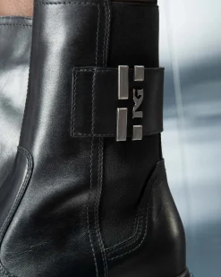 TRONCHETTI PELLE CHELSEA LOGO LATERALE