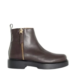 TRONCHETTI PELLE MARRONE