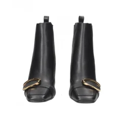 TRONCHETTI PELLE NERA